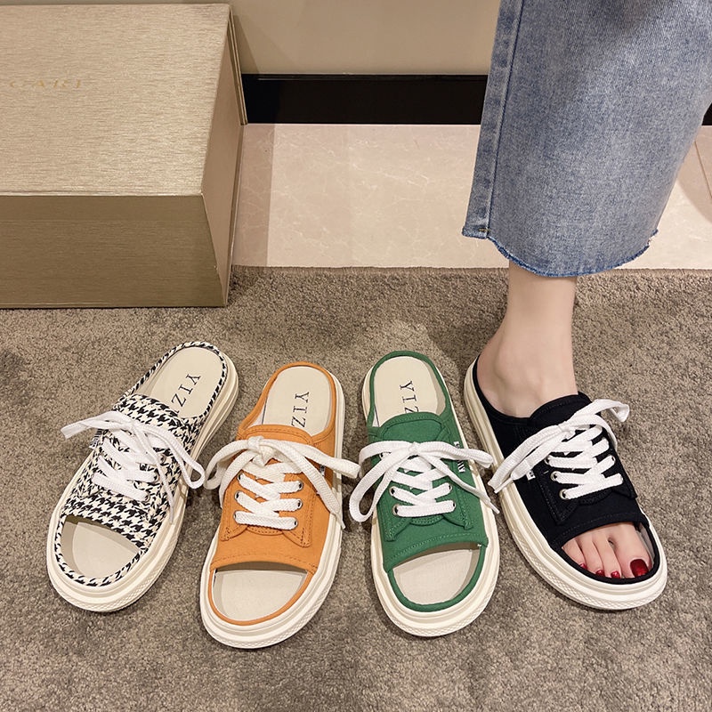 Dép Sandal Đế Dày Thời Trang Xuân Hè 2022 Dành Cho Nữ