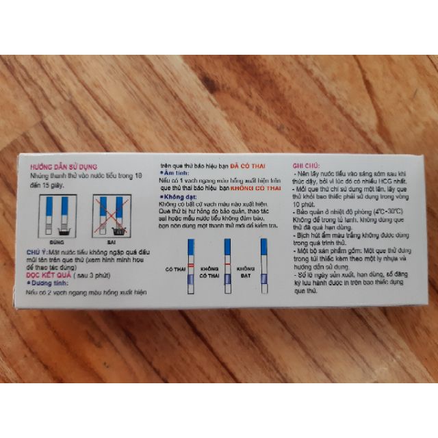 Que thử thai nhanh Quick Test - An Toàn, Chính Xác và Đơn Giản - SGP