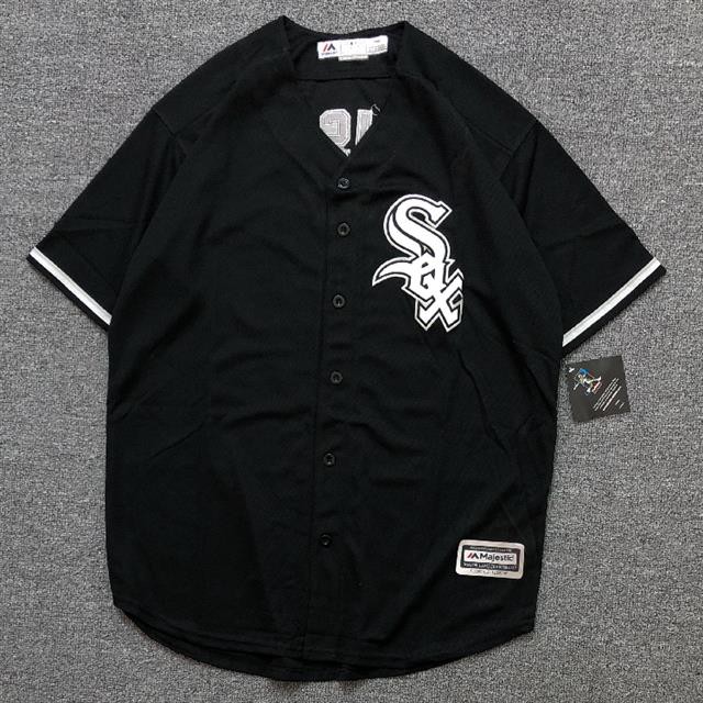 Mlb Áo Thun Bóng Chày Tay Lửng Phong Cách hip hop Cá Tính