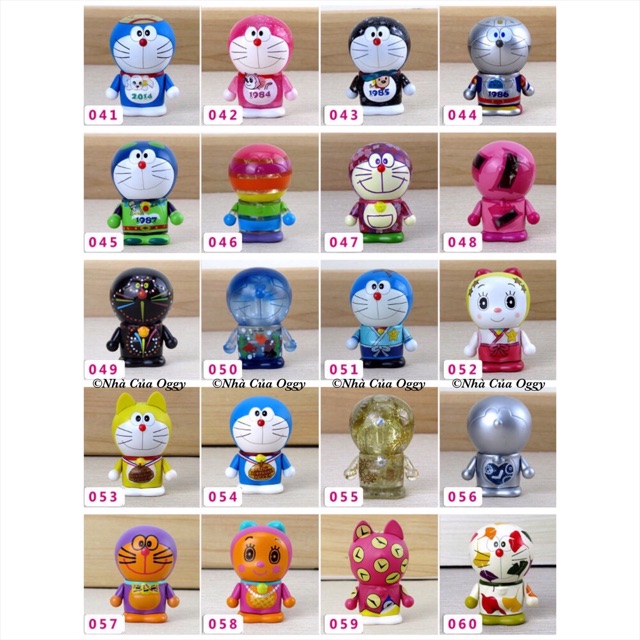 Mô hình Doraemon kỷ niệm 100 năm STT: 41-60