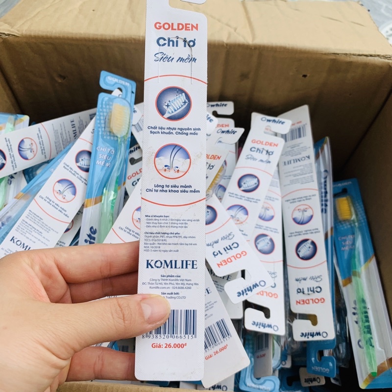 BÀN CHẢI ĐÁNH RĂNG OWHITE CHỈ TƠ SIÊU MỀM