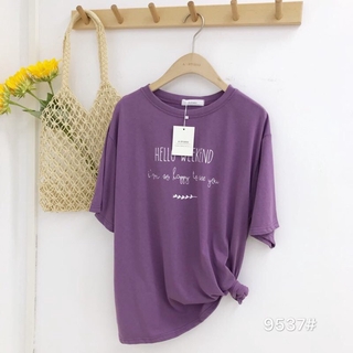 Áo thun tím các mẫu - freesize form rộng