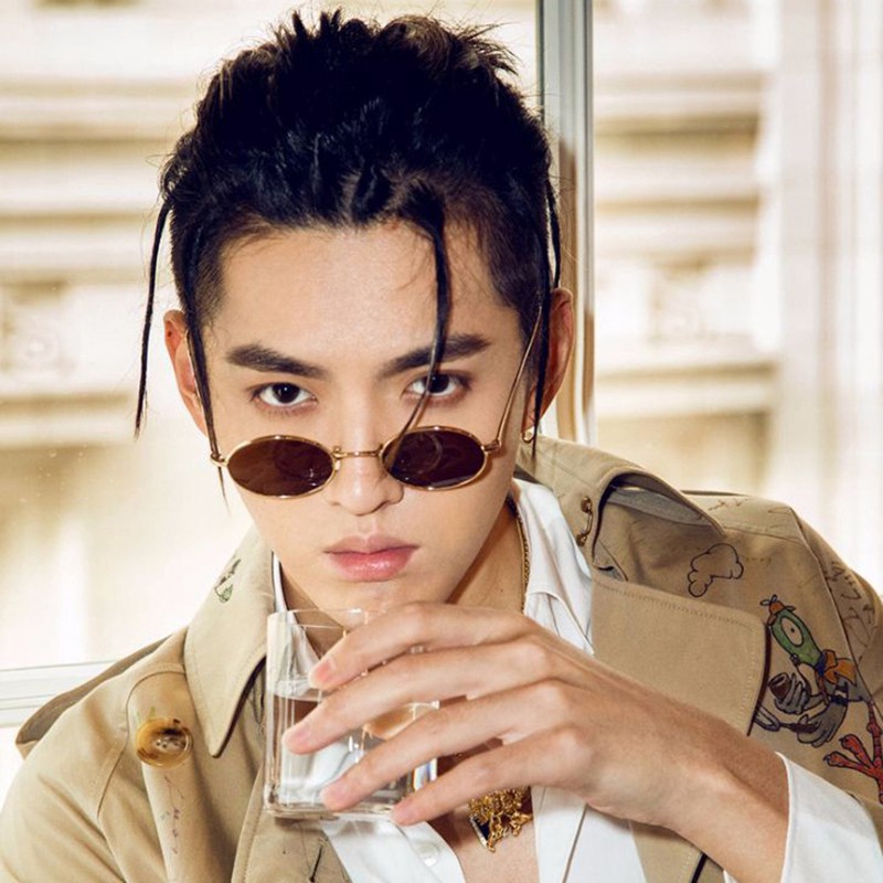 Kính mát gọng kim loại phong cách Hàn Quốc thời trang