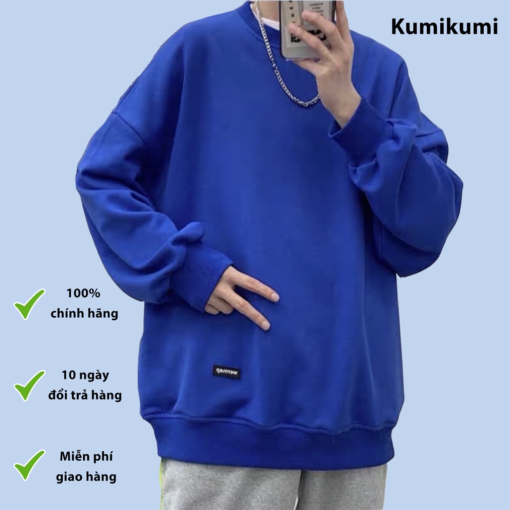 - Áo swearter nam nữ nỉ bông cotton Cao Cấp dày dặn - Áo hoodie nỉ unisex form rộng -kmA5- hottrrend 2023