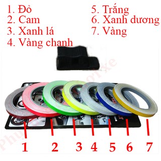 Decal phản quang xe máy