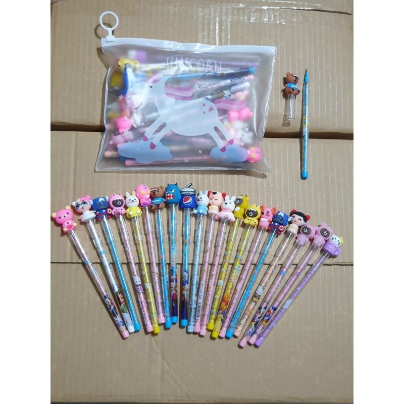 Set 3/5/7 cây bút chì khúc đầu thú