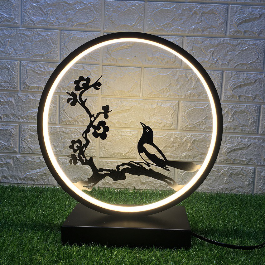 Đèn bàn hiện đại decor trang trí phòng ngủ, phòng làm việc độc đáo, siêu sáng, thiết kế phong cách Vintage, bảo hành 12t