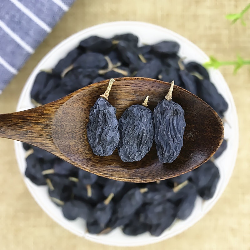 Nho khô đen nguyên cuống sấy dẻo nhập khẩu Mỹ, bổ sung vitamin đẹp da, giảm cân