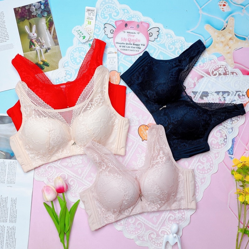 Áo ngực đệm mỏng không gọng , áo lót định hình chống tràn diệt mỡ lưng nách