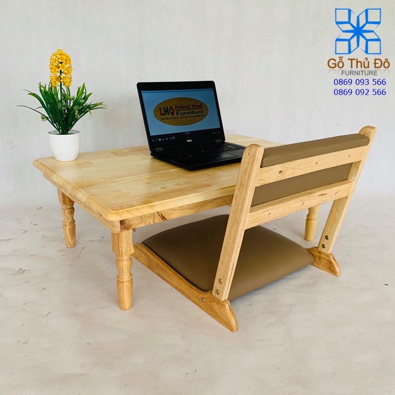 Ghế Gấp Ngồi Bệt Đa Năng Mặt Phủ Nệm Cao Cấp - Gỗ Thủ Đô Furniture