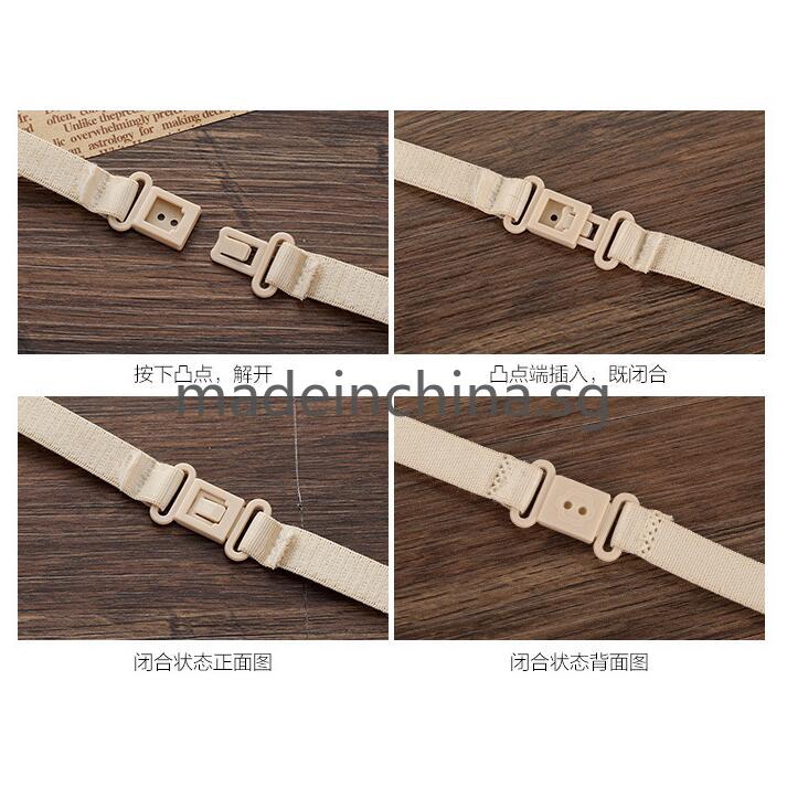 Set 2 Dây Áo Ngực Co Giãn Chống Trượt