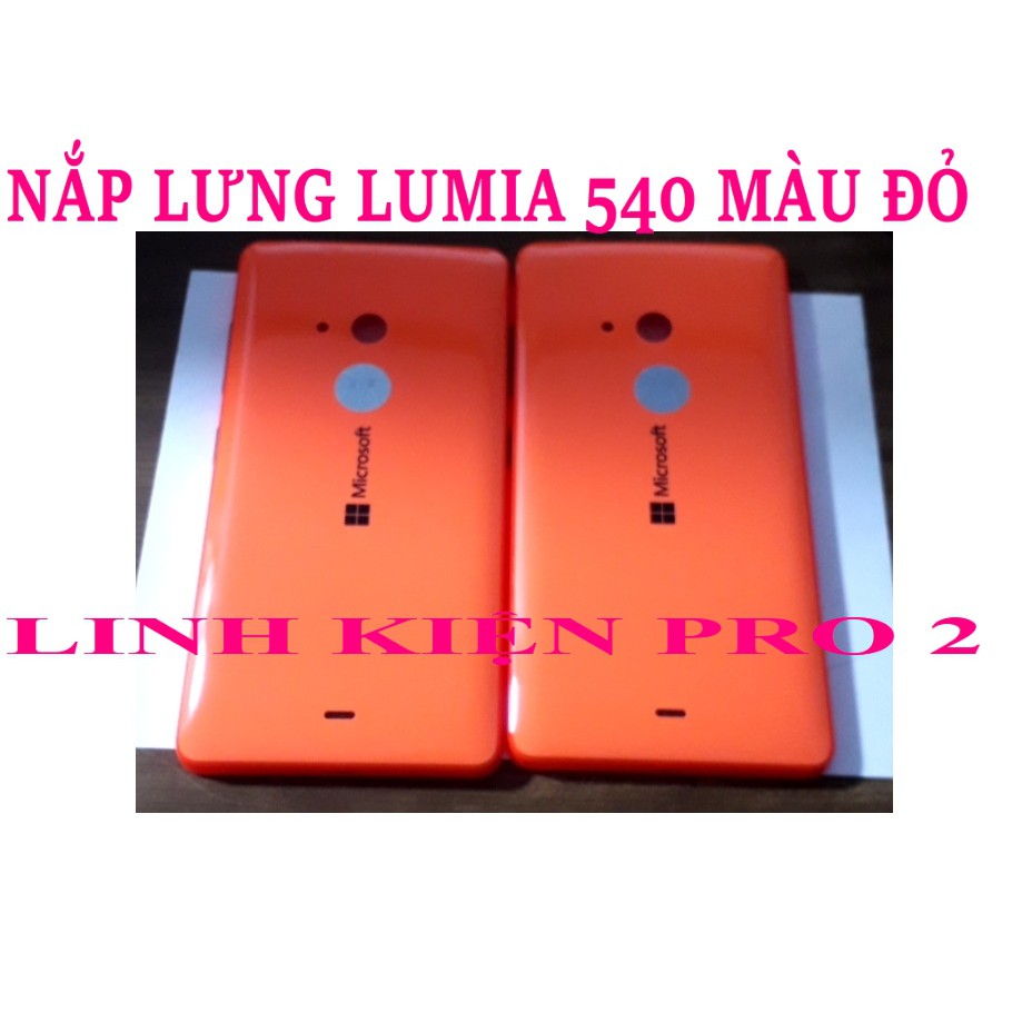 NẮP LƯNG LUMIA 540 MÀU ĐỎ