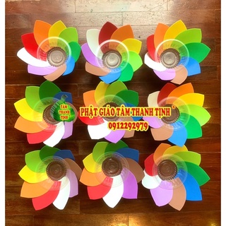 Hoa đăng 9 cánh cầu vồng