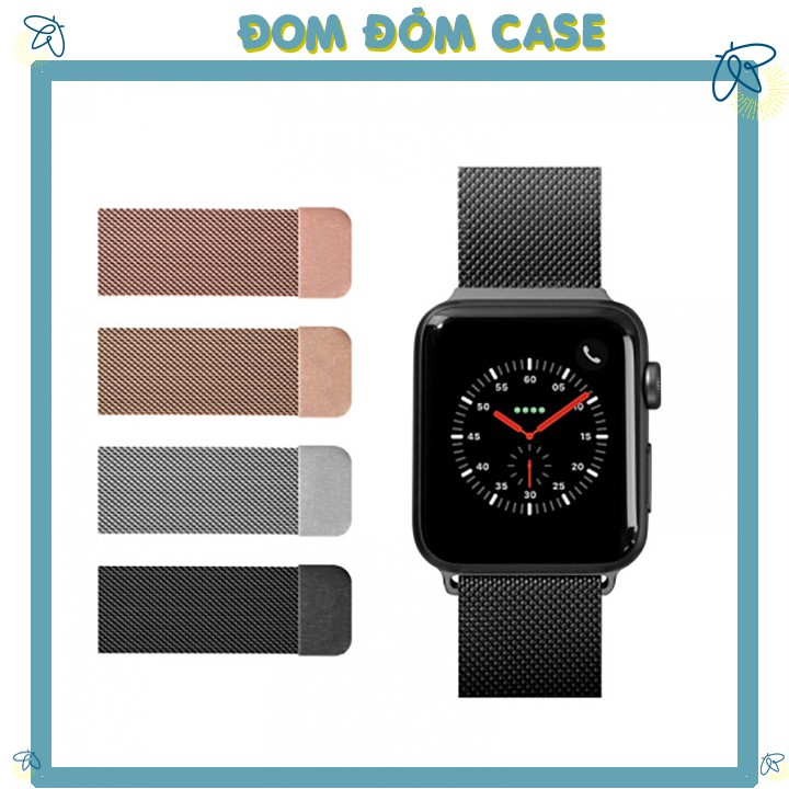 Dây Đeo Kim Loại Cho Apple Watch Thép Không Gỉ Series 1 2 3 4 5 Size 38/40/42/44mm