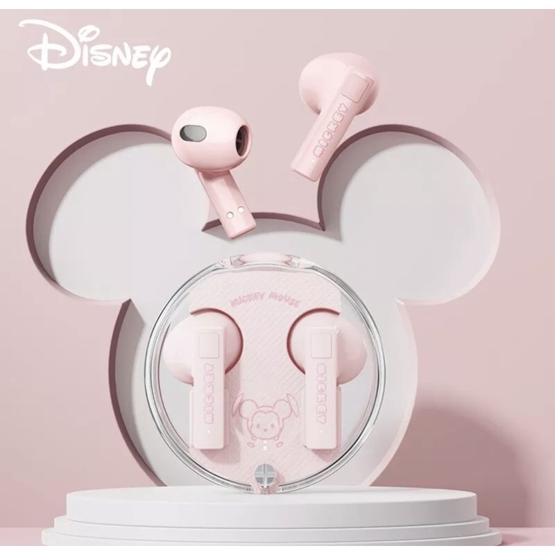 Tai nghe Disney Bluetooth LK-11 Gấu Dâu Hồng - Gấu Pooh - Mickey Siêu Đẹp