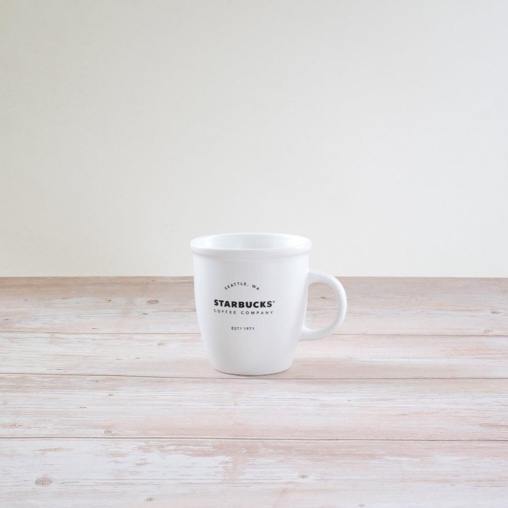 Cốc Sứ Mug 12 Oz Vintage Logo Matte