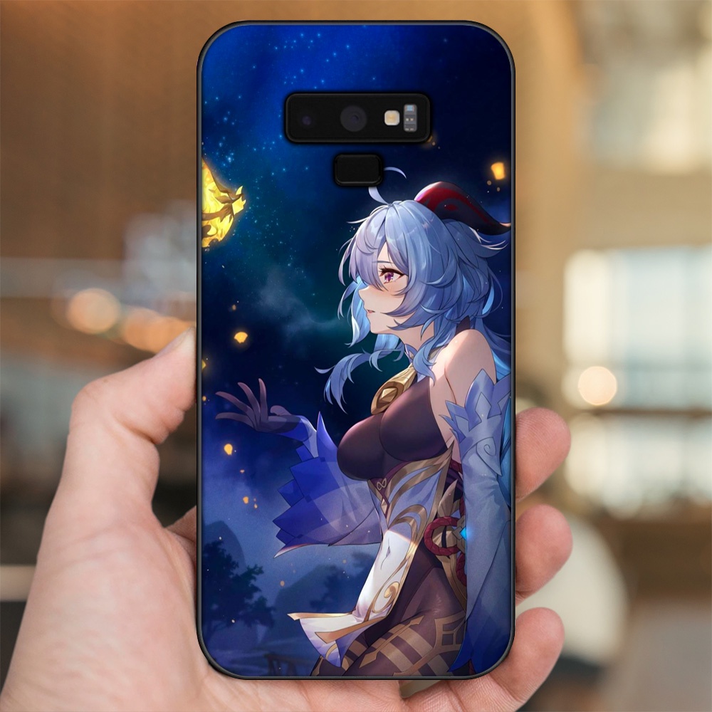 Ốp lưng Samsung Note 9 viền đen in hình Ganyu Genshin Impact