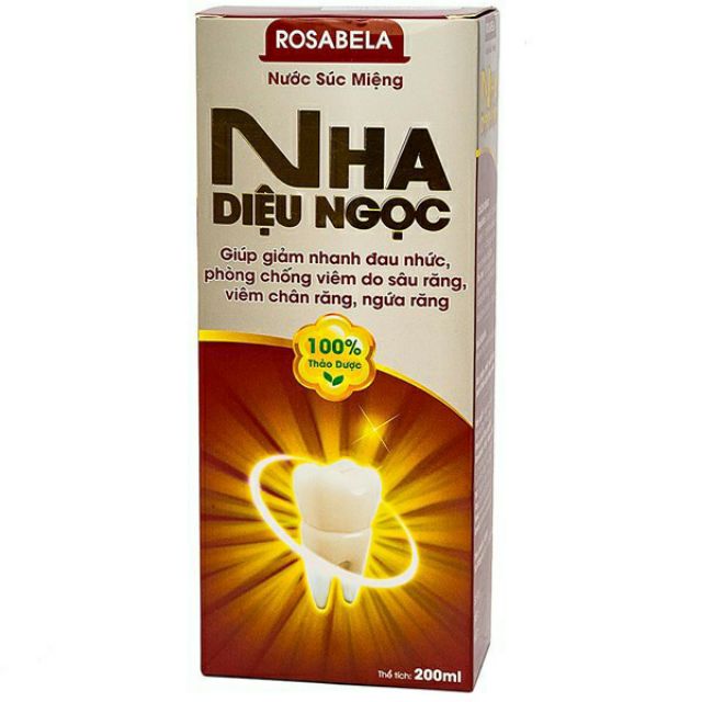 Nước súc miệng thảo dược NHA DIỆU NGỌC 200ml