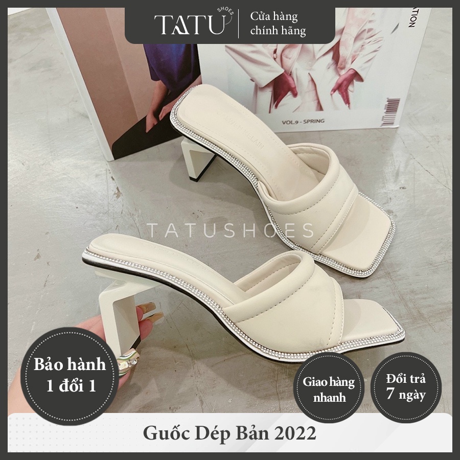 Guốc Dép Bản 2022 Đẹp, Dép Nữ Cao Cấp TaTu