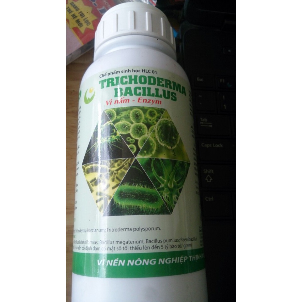 chế phẩm sinh học Trichoderma Bacillus-500ml