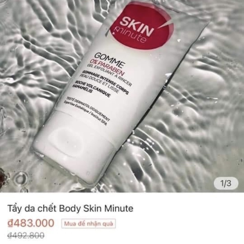 Tẩy tế bào chết da body Skin Minute