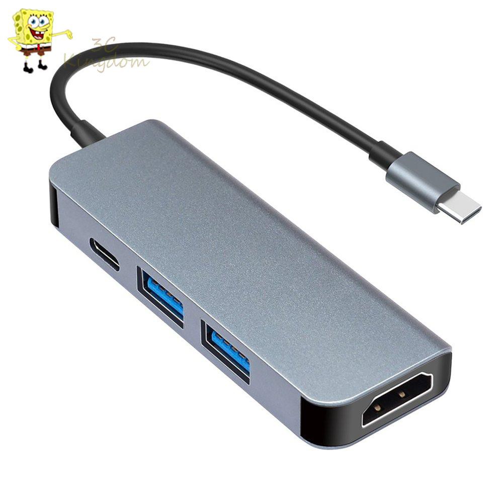 ☆Pro☆ Docking Station 4-in-1 Type-c To USB+HDMI-compatible+TYPE Docking Station