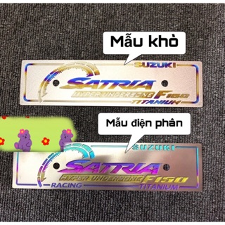 Bảng tên satria kiểu titan xịn xò