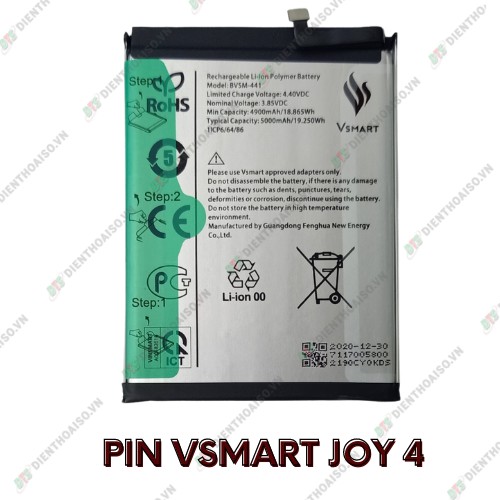 Pin vsmart joy 4 zin hãng