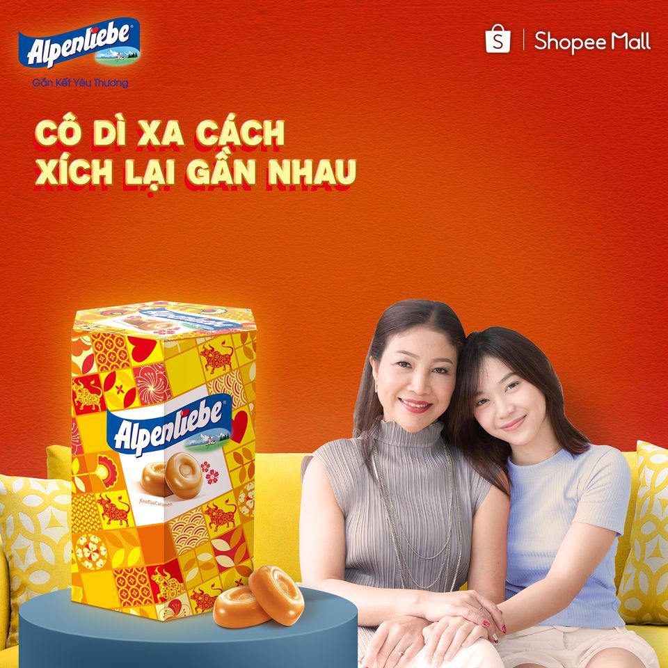 Kẹo Alpenliebe Sữa Caramel 40 Viên Hình Lục Giác