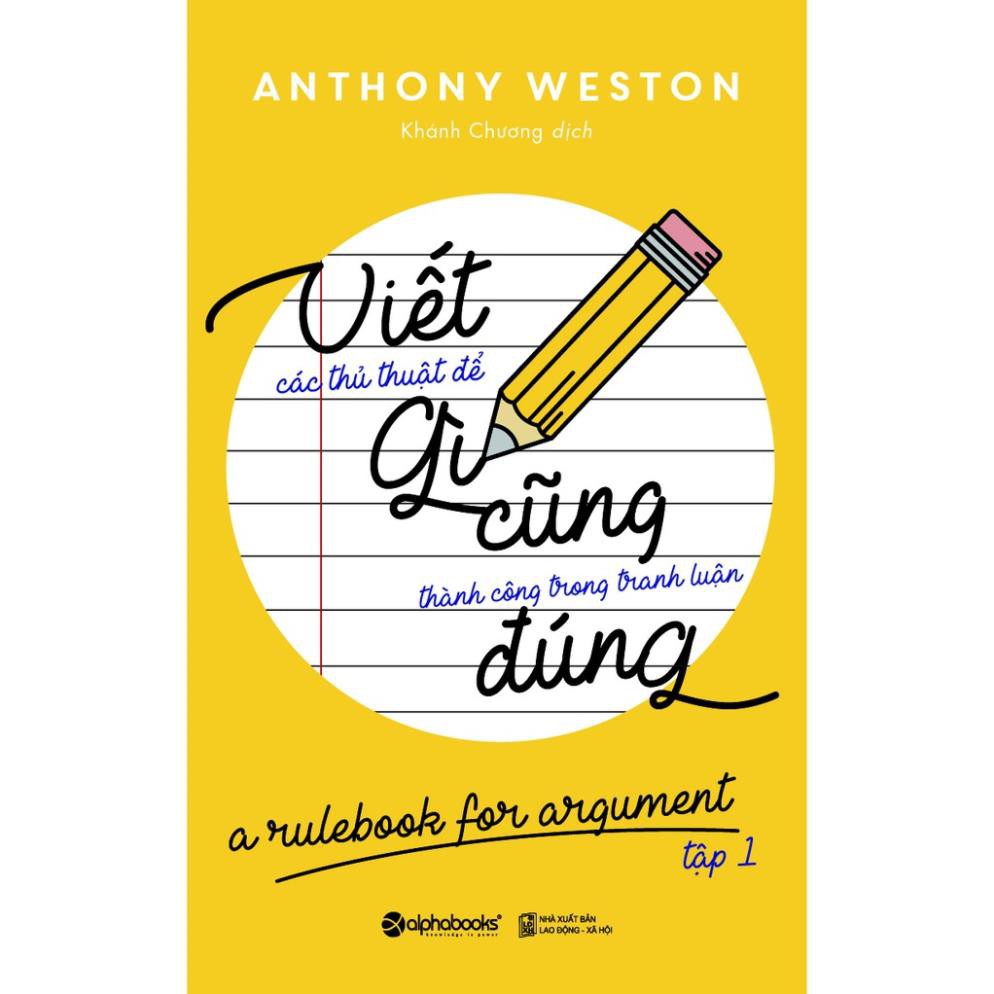 Sách Alphabooks - Viết gì cũng đúng (tập 1)