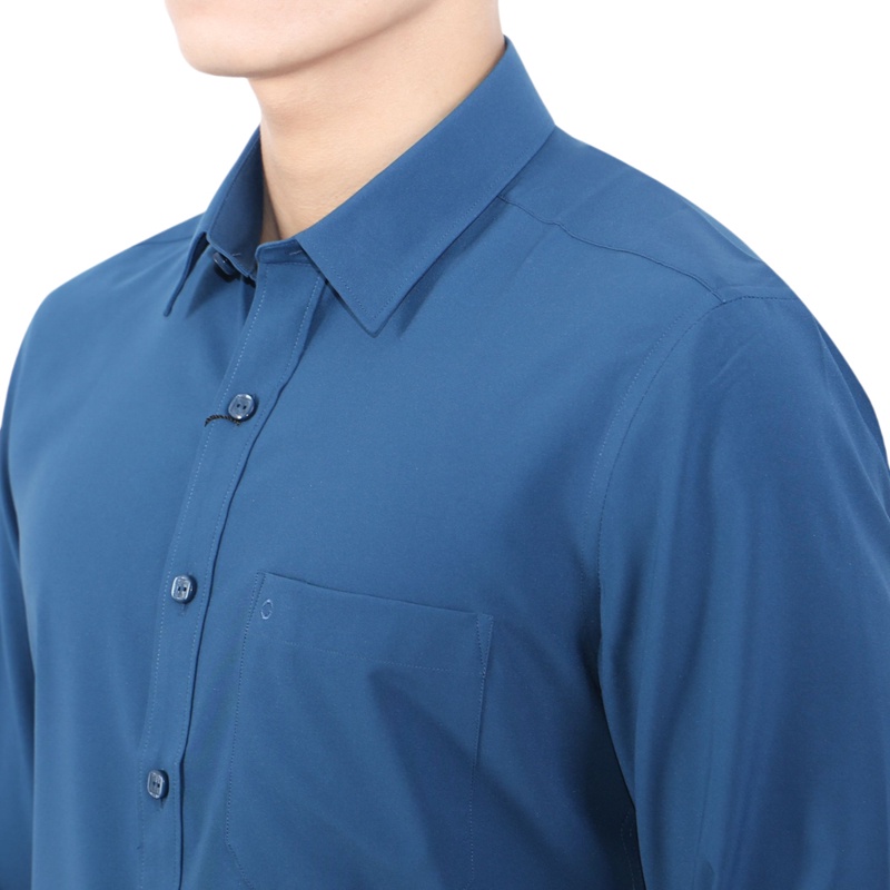 Áo sơ mi dài tay nam Owen Nano Regular Fit Xanh - AR22304DT