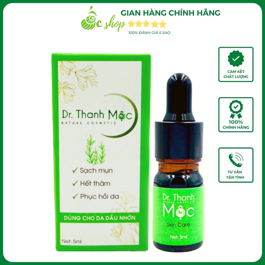 Serum Dr Thanh Mộc Giảm Mụn Mờ Thâm Sáng mịn da cho da tuổi dậy thì