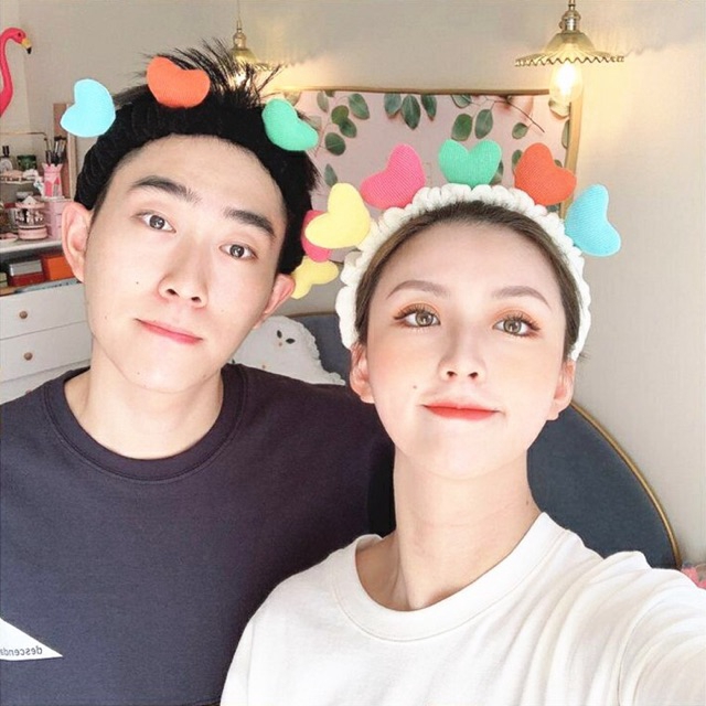 Băng đô cài tóc co giãn thiết kế dễ thương cho nữ