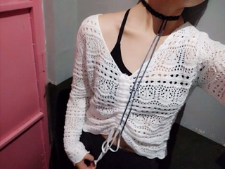 Áo len lưới croptop cá tính ulzzang (ẢNH THẬT Ở CUỐI)