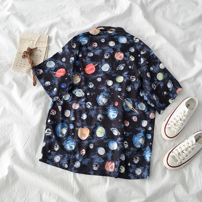 Áo thun tay ngắn in hình dải ngân hà | BigBuy360 - bigbuy360.vn