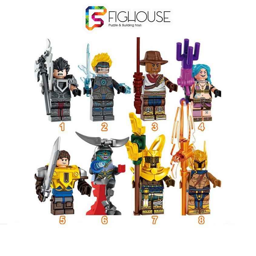 Xếp Hình Minifigures Tướng Game Liên Minh Huyền Thoại - Đồ Chơi Lắp Ráp non-lego SY1463 [C3]