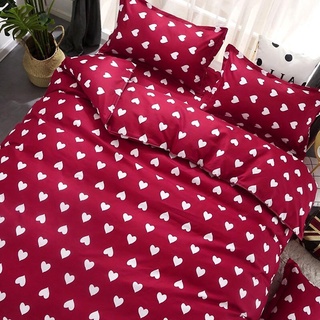 Chăn hè chần bông 2 mặt kích thước 1m8 x 2m mẫu trái tim