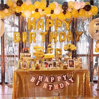 Set Bong Bóng Trang Trí Sinh Nhật Có Rèm