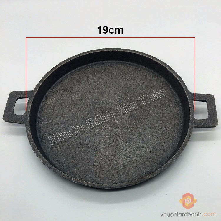 Khuôn gang làm (đổ) bánh xèo 19cm