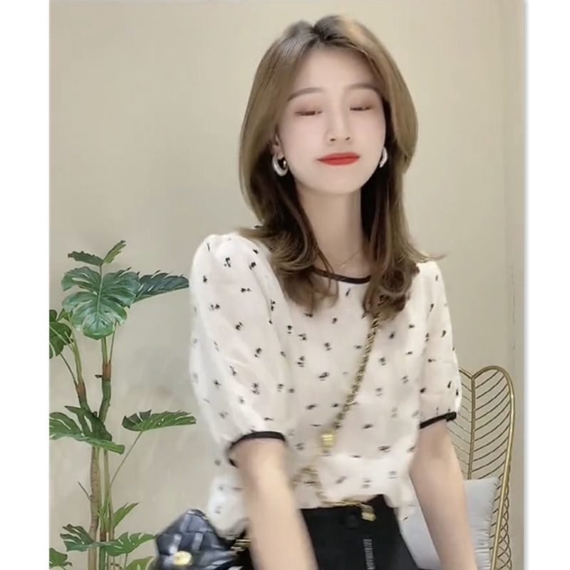  Áo vải voan tay phồng thời trang phong cách Hàn Quốc | BigBuy360 - bigbuy360.vn
