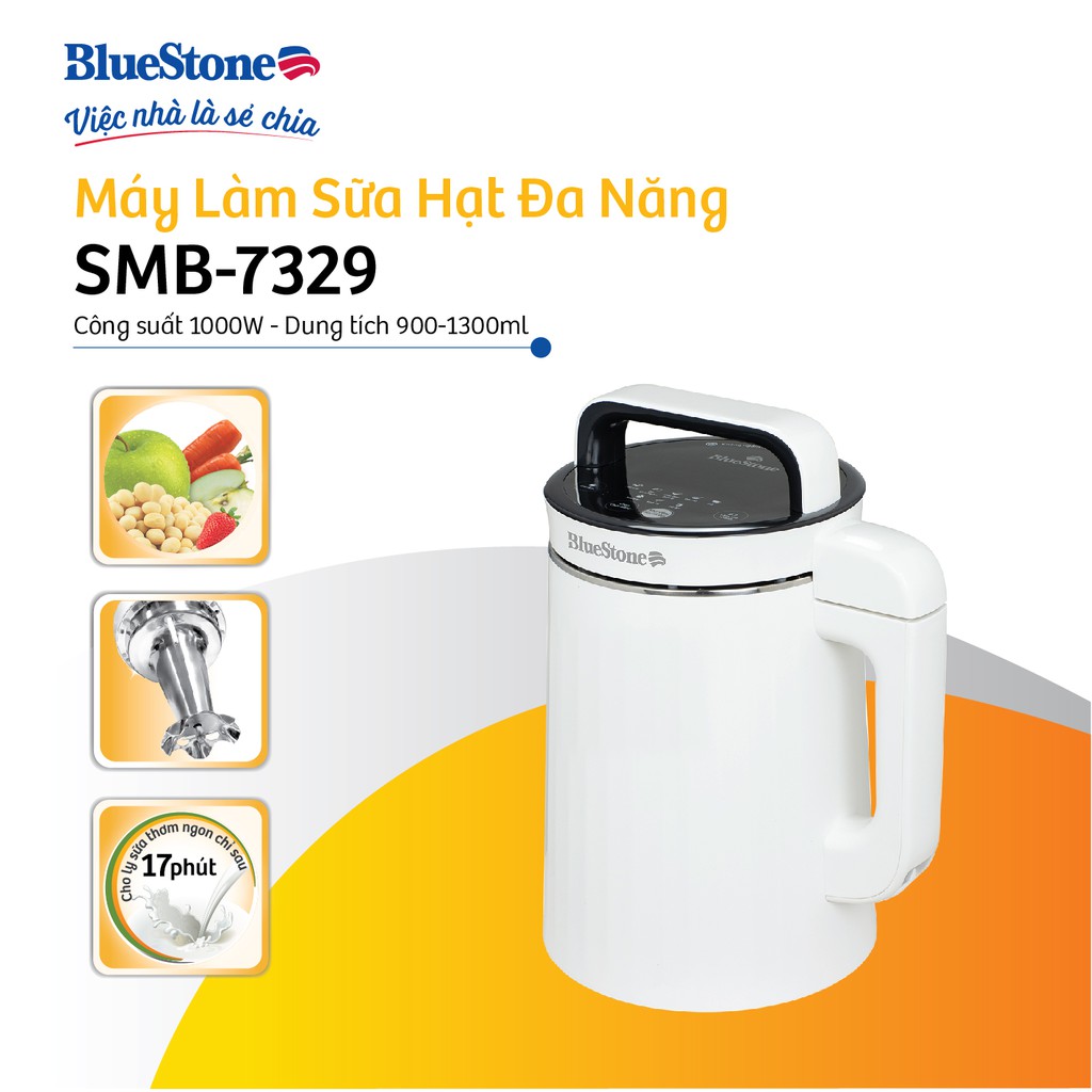 Máy làm sữa đậu nành Bluestone SMB-7329 1.3L