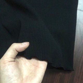 Áo trễ vai thun gân