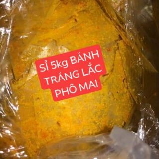 [ sỉ 5kg ] Bánh tráng lắc phô mai lá vuông ( đóng nguyên bao )