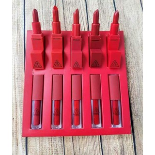 SET 10 CÂY SON MINI TONE ĐỎ