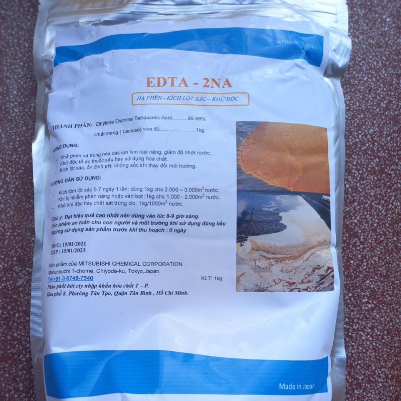 100G CHẤT ỔN ĐỊNH MÔI TRƯỜNG NƯỚC EDTA.2NA