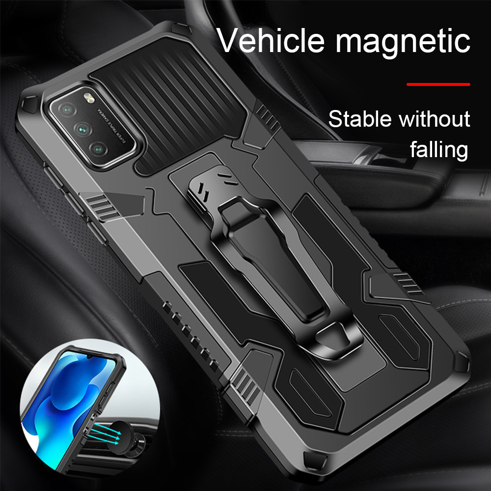 Ốp điện thoại cứng bảo vệ có giá đỡ từ tính cho Infinix hot 11s 11 s hot11 10s hot10 play note 10 pro
