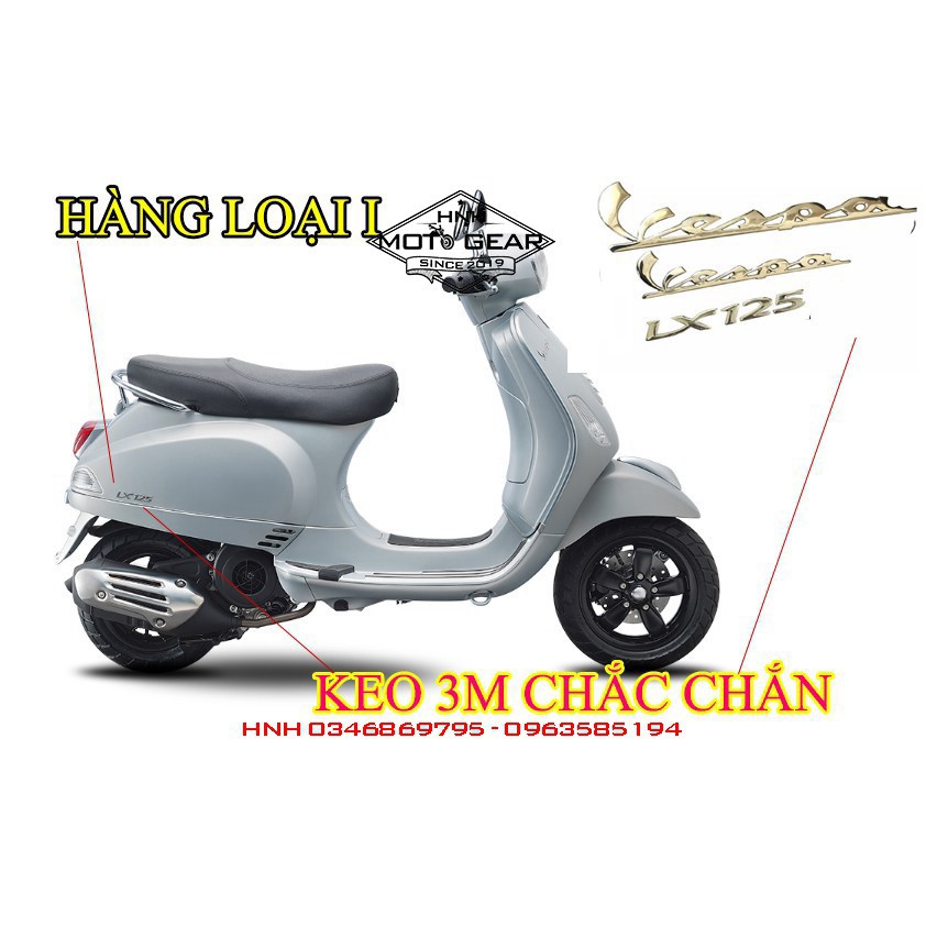 Tem Logo Vespa Lx 150 Chính Hãng