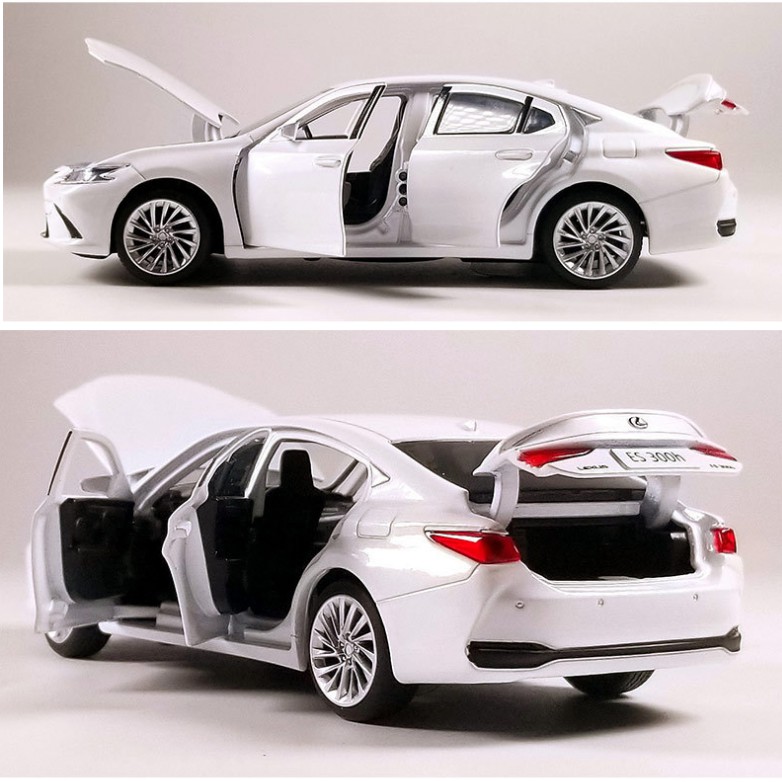 Xe mô hình ô tô Lexus ES300H tỉ lệ 1:32 xe đồ chơi trẻ em - xe ô tô làm bằng kim loại mở được cửa xe có đèn và âm thanh
