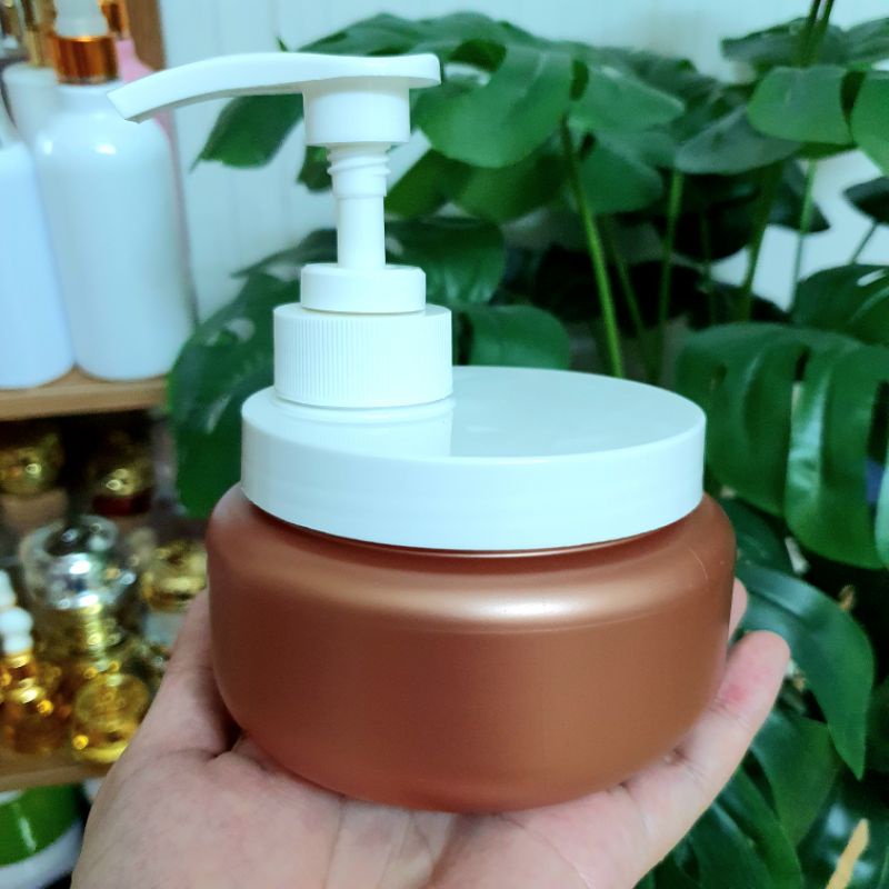 Hủ kem body 400g, đựng kem mẫu mới, hủ có vòi