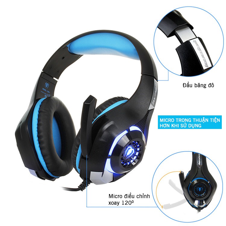 Tai nghe chơi game Beex Wonderful cho PS4 Xbox One PC Mac Bộ điều khiển Tai nghe chơi game với Âm thanh vòm stereo Bass